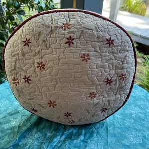 Bohemian Floral 🌸Patchwork Round Pillow